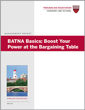 BATNA Basics